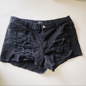 Forever 21 | Plus Size Ripped Shorts